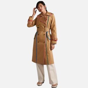 Avec Les Filles Trimmed Trench Coat